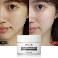 Crème de Jour et de Nuit ODM Éclatante pour le Visage, Hydratant Éclaircissant à l'Extrait de Fruits, Sans Alcool, Soin de la Peau pour Peaux Sensibles