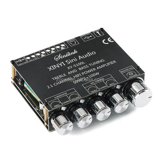 TPA3116D2 50W*2+100W 2.1 Channel Power Audio Stereo Subwoofer Amplifier Board Module Wireless BLE 5.0 XY-S100L XY-S100H