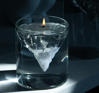 Iceberg flottant créatif bougie niche atmosphère romantique avancée main décoration Art aromathérapie cadeau d'anniversaire