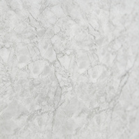 Pierre frittée Wyndham Grey - Ultra-mince, finition polie brillante personnalisée, motif continu en trois parties, ODM/OEM, pour salon extérieur
