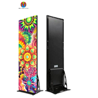 Portable numérique affiche support de sol LED affichage intérieur extérieur publicité couleur COB GOB P2 P2.5 P1.86 P3 miroir LED écran
