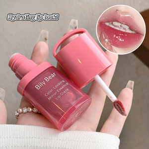 Bily Bear Lip Oil Tinted Glaze, Brillo Labial Coreano Altamente Pigmentado e Hidratante, No Pegajoso, con Acabado Dewy - Product Image 5