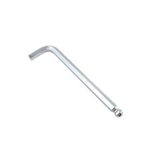 Hex Key L-Shaped 1.5mm Metric Chrome Vanadium Steel Industrial Grade Matte Finish Extended Ball Head - Product Image 1