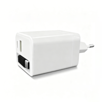 Chargeur rapide 45W avec câble rétractable, prise EU, USB-C PD3.0 QC3.0 QC2.0 SCP OTP OVP OCP, ignifuge, pour téléphone portable, ordinateur portable, montre connectée