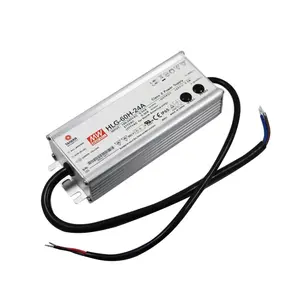 HLG-40H/60H/80H/100H/120H AC DC 12/15/20/24/30/36/42/48/54V Meanwell Led Driver Power Supply For Square/LED/Grow Lighting