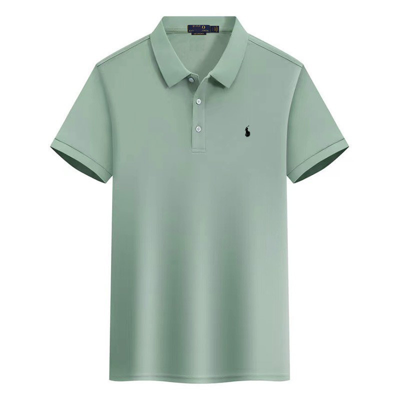 Polo manga corta-verde etiqueta negra