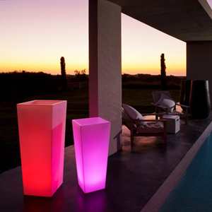 Pots de fleurs à charge solaire avec lumière LED, grands pots de fleurs de <span class=keywords><strong>jardin</strong></span> <span class=keywords><strong>lumineux</strong></span> illuminés, plastique <span class=keywords><strong>lumineux</strong></span> <span class=keywords><strong>pour</strong></span> l'extérieur - Product Image 6