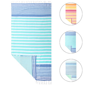Turkish <b>Beach</b> <b>Towel</b> Striped Pure Cotton 90x180cm Breathable Rectangle For <b>Beach</b> Use - Product Image 4
