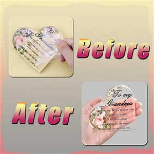 Exquisito diseño floral moderno, placa de amor acrílica, regalo de marido para esposa para cumpleaños, aniversario, Día de San Valentín - Product Image 6