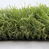 Rumput HANWEI, Tahan Lama Ekstra Tebal Premium Rumput Buatan Grama Roll Sintticos Tinggi Gulungan 60Mm Dtex16000 6 Warna