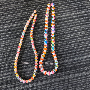 热销库存8毫米10毫米玻璃珠供应商散装玻璃珠混合颜色散珠用于手链制作和DIY珠宝装饰 - Product Image 6