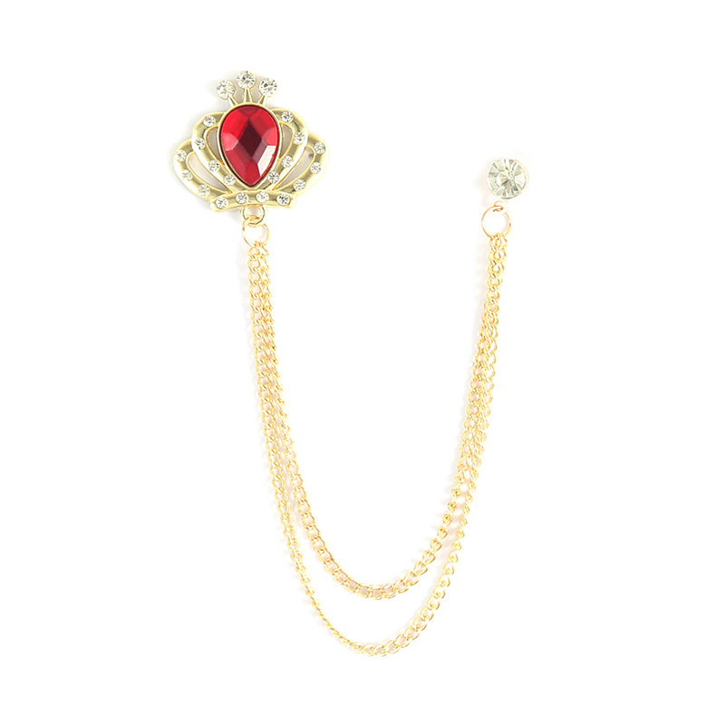 Rouge doré avec couronne d'herbe