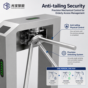 Torniquete Trípode de Puente Personalizado de Alta Capacidad para Control de Asistencia, Solución de Entrada Resistente para Todo Clima - Product Image 4