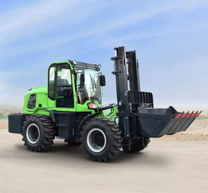 Buy 6 Ton Outdoor Rough Terrain Forklift with 6 Meter Lift Heavy Construction <b>Material</b> <b>Handling</b> Equipment - Product Image 5