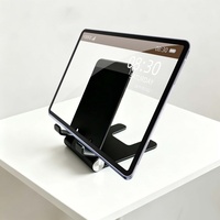 Nouveauté : Support de téléphone portable pliable et antidérapant pour bureau, compatible avec les smartphones et tablettes