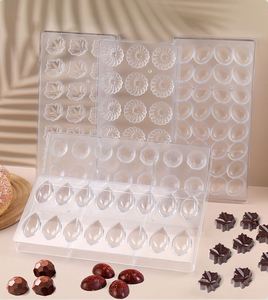 Professional <b>Polycarbonate</b> Chocolate Mold 3D Hard <b>Plastic</b> Candy Tray DIY Bakeware Tool for Homemade Pralines Bonbons Sweets - Product Image 5