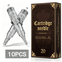 Jarum Cartridge Tato Sekali Pakai X-RAY 10pcs 0.25-0.3-0.35mm 1RL 3RL 5RL 7RL 9RL RL 5RM 7RM 9RM 15RM 23RM 25RM RM 7RS 7M1 23M1