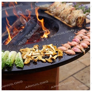 En plein air barbecu grill avec broche torréfacteur rôti barbecue barbecue grill avec barbecu grill en plein air - Product Image 4