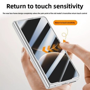 Étui de téléphone pliable transparent ultra-fin adapté au téléphone Huawei X7, étui de protection avec charnière, film protecteur, tout en un. - Product Image 3