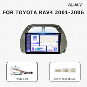 Cadre de lecteur <span class=keywords><strong>DVD</strong></span> de voiture Aijia Android pour TOYOTA RAV4 2001-2006 9INCH Car Radio Stereo Panel Dashboard Kits Auto Parts - Product Image 4
