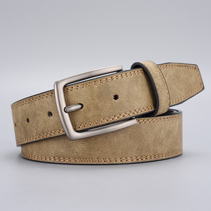 <span class=keywords><strong>Ceinture</strong></span> en <span class=keywords><strong>cuir</strong></span> vieilli tendance pour <span class=keywords><strong>homme</strong></span>, avec coutures classiques, en <span class=keywords><strong>cuir</strong></span> texturé, pour tenue habillée ou décontractée, avec boucle ardillon, pour jeans, vente en gros - Product Image 2
