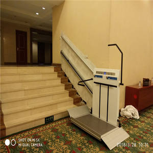 Eğimli tekerlekli sandalye ağırlık kaldırma ekipmanları merdiven kaldırma tezgahları - Product Image 3