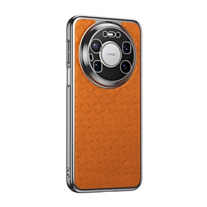 เคสโทรศัพท์หนัง PU ชุบเคลือบหรูหรา พร้อมแม่เหล็ก สำหรับ Huawei Mate 80 Pro Max Mate70 Pro พร้อมฟิล์มกันรอยเลนส์ ป้องกันการกระแทก ฝาหลังแข็ง - Product Image 1