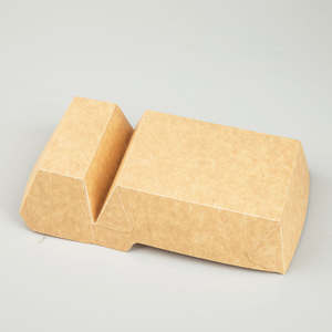 YBLPAK Offre Spéciale Barquettes à Nachos en Carton Kraft à Deux Compartiments, Plateaux Alimentaires Jetables en Papier pour Tacos, Hot-dogs, Snacks, Traiteur, Fêtes, Barbecues et Festivals - Product Image 5