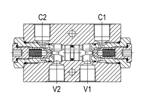 VBPDE-3/8-một van kiểm tra thủy lực vận hành thí điểm kép - Product Image 6