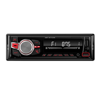 Reproductor de CD y MP3 Multifunción 1 DIN para Auto, Radio Estéreo con Entrada Auxiliar, Receptor USB, Reproductor de Radio con Audio BT
