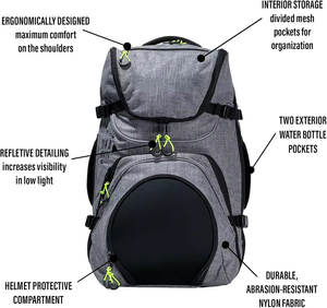 <span class=keywords><strong>Borse</strong></span> Personalizzate per Triathlon in Tela Grigia, Borsa per Transizione Triathlon <span class=keywords><strong>o</strong></span> Borsa da Palestra, Zaino Sportivo Impermeabile per Uomini e Donne - Product Image 5