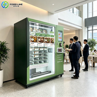 Distributeur automatique intelligent de nourriture fraîche préparée, stockage et distribution
