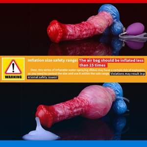 Dildo de Caballo con Eyaculación de Fantasía, Tapón Anal Inflable de Silicona, Dildo Realista con Ventosa para Mujeres, Masturbación, Hombres <span class=keywords><strong>Gay</strong></span> - Product Image 4