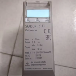 Vanne de commande I/P convertisseur Samon 6111-0 accessoires de soupape pour Samson contrôle de pression Samsomatic 4747 interrupteur de fin de course - Product Image 1