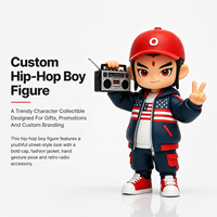 Figura de Acción Weimeitoy Hip Hop Boy, Figuras de Acción de Plástico Personalizadas, Diseño ODM, Figura de Juguete de PVC de 18 cm para Regalo Promocional de Marca