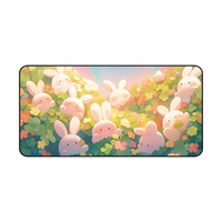 Tapis de souris de jeu coloré en caoutchouc naturel, tissu haute densité, écologique, inodore, bords cousus élastiques, taille personnalisée, en stock
