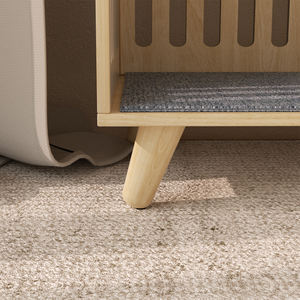 Jaula de madera para perros, perrera para perros, casa para mascotas, jaula interior portátil de madera maciza para perros - Product Image 6