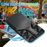 Sac de rangement portable en plastique EVA personnalisé pour raquettes de sport d'extérieur avec poignée zippée et boîte de rangement pour raquettes de tennis