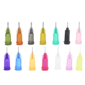 Aguja dispensadora de rosca Lamb de 6 mm y 1/4 de pulgada con base de plástico y acero inoxidable para dispensadores de cinta - Product Image 1