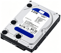 Disque SATA 3.5 30EZRZ 3TB Bleu pour PC de Bureau Stockage de Bureau Grade A d'Origine Testé 100% en Bon État 5400RPM