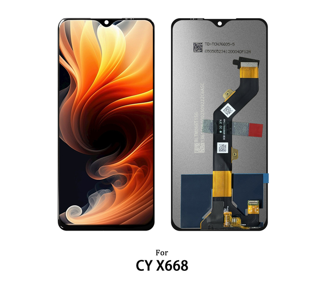 XJE Factory Mobile Phone Lcd 6.56'' Touch Screen for INFINIX X668 TFT Lcd Screen Touch Digitizer Assembly Replacement Parts