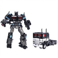 Cybertron Commander, Figura de Acción Transformable, Robot Convertible en Auto y Camión, Modelo de Juguete de Plástico PVC para Niños