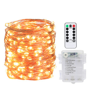 1/2/3/4/5/10/20M 100Leds Fairy <strong>Lights</strong> AA <strong>Battery</strong> USB Powered Silver Led Copper Wire <strong>String</strong> <strong>Light</strong> Decorative Fairy <strong>Lights</strong> - Product Image 4