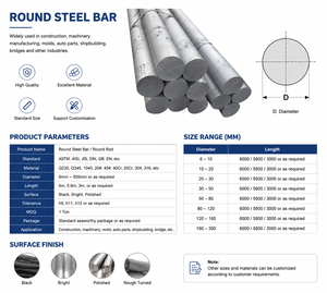Barre ronde en <span class=keywords><strong>acier</strong></span> de haute qualité pour la construction et la machinerie - Product Image 5