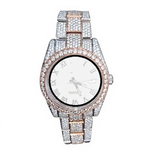 Reloj Mecánico Automático de Acero Inoxidable para Hombre, de Lujo y Alta Calidad, Estilo Vintage, con Diamantes Moissanite, Caja Redonda, NYC DIAMOND EMPIRE - Product Image 1