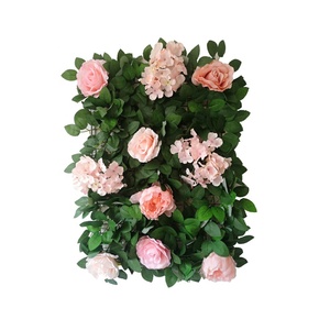 Rosan FPS013 Kain Latar Belakang Bunga Sutra Campuran Buatan Tangan 40x60cm Tahan Air Ringan Ramah Lingkungan untuk Digantung di Dinding - Product Image 3