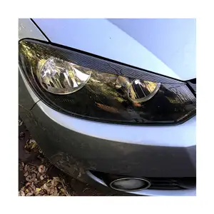 자동차 헤드 라이트 눈썹 눈꺼풀 ABS 스티커 트림 커버 폭스 바겐 골프 6 MK6 VI GTI GTR GTD 2008 - 2013 액세서리
