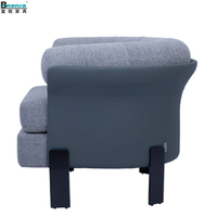 Canapé simple Chesterfield de luxe en tissu capitonné, design le plus récent, pour villas et salons d'hôtels