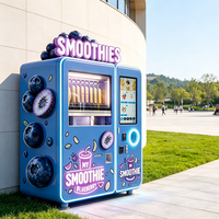 Großhandel Unbemannte Automatische Frucht-Smoothie-Verkaufsmaschine 24h Kommerzieller Selbstbedienungs-Smoothie-Maker für Öffentliche Einzelhandelsorte