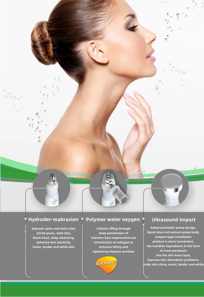 9 az 1-ben többfunkciós mikrodermoabráziós arcápoló gép | H2O2 Bubble Skin Care tisztító és csiszoló szépségápoló eszköz [mikrodermoabrázió, bőrápolás]